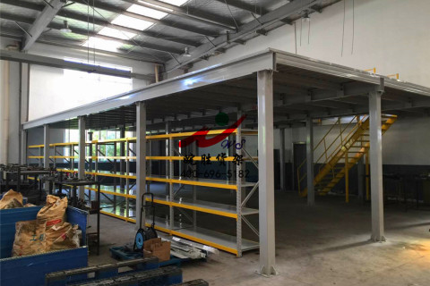 XX医疗制品有限公司 钢平台货架