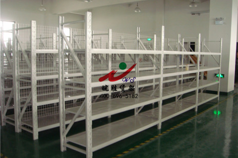 XX物流有限公司 中型货架带背网